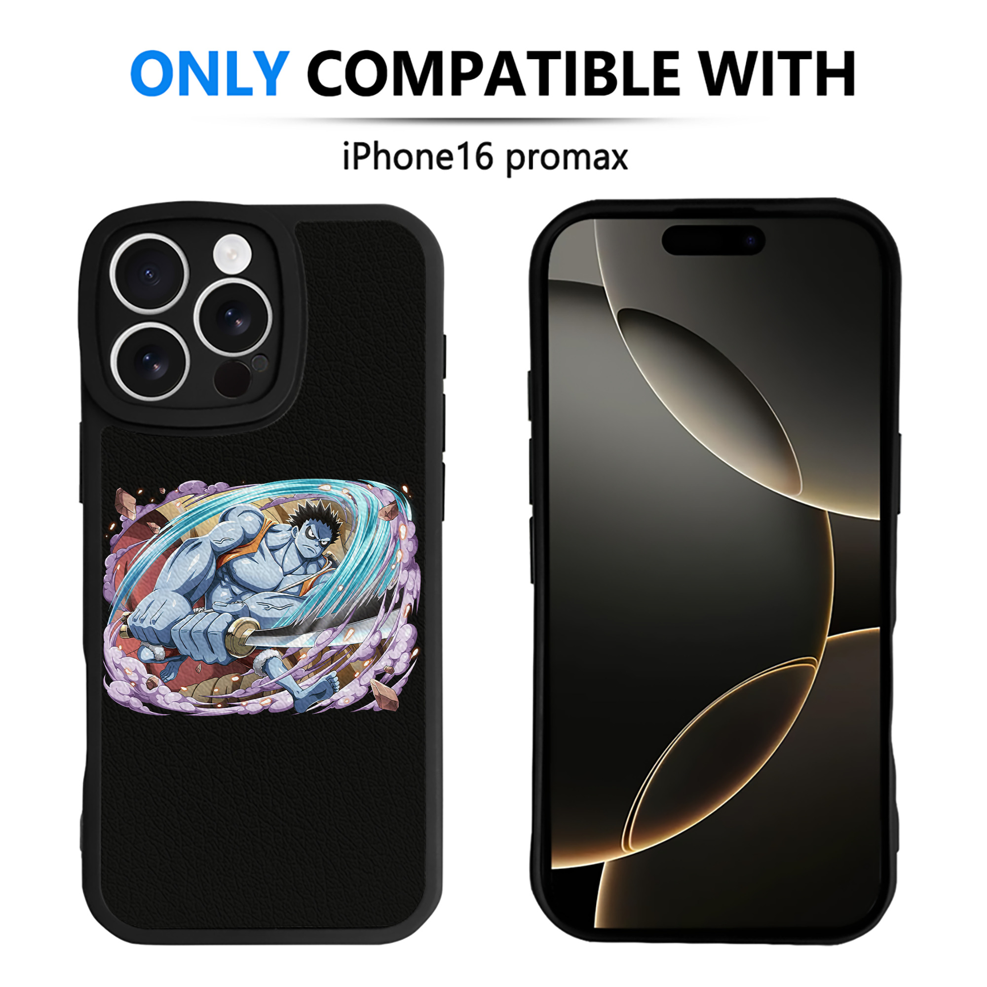 （画像用） ワンピース モンキー・D・ルフィ ONE PIECE Monkey D. Luffy 【iPhone 16シリーズ対応】シリコンスマホケース（レザー調） 材質：シリコン